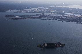 Aerial Views Of New York City