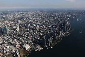 Aerial Views Of New York City