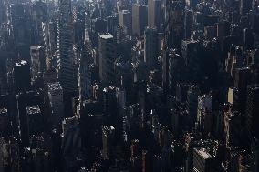 Aerial Views Of New York City