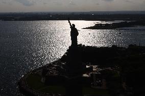 Aerial Views Of New York City