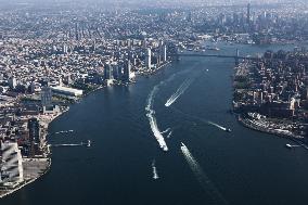 Aerial Views Of New York City