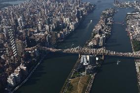 Aerial Views Of New York City