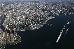 Aerial Views Of New York City