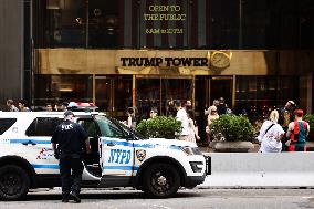 Trump Tower A Day After Donald Trump Injured In Shooting