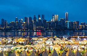 Night Market Popular in Chongqing