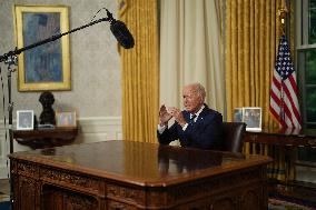 Biden Gives Oval Office Address After Assassination Attempt On Trump - Washington