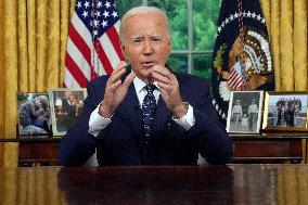 Biden Gives Oval Office Address After Assassination Attempt On Trump - Washington