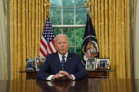 Biden Gives Oval Office Address After Assassination Attempt On Trump - Washington