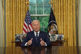 Biden Gives Oval Office Address After Assassination Attempt On Trump - Washington