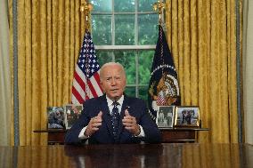 Biden Gives Oval Office Address After Assassination Attempt On Trump - Washington