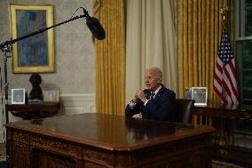 Biden Gives Oval Office Address After Assassination Attempt On Trump - Washington