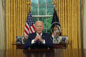 Biden Gives Oval Office Address After Assassination Attempt On Trump - Washington