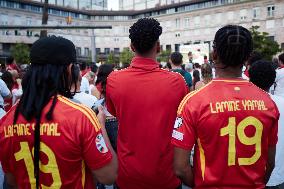 Euro 2024 - Fans Watch The Final’s Broadcast Across Spain