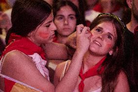 Euro 2024 - Fans Watch The Final’s Broadcast Across Spain