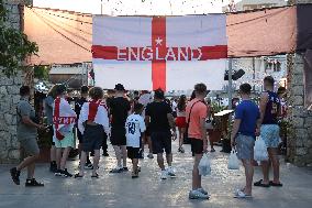 Euro 2024 - Fans Watch The Final’s Broadcast Across Spain