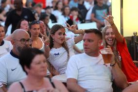 Euro 2024 - Fans Watch The Final’s Broadcast Across Spain