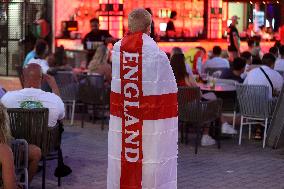 Euro 2024 - Fans Watch The Final’s Broadcast Across Spain