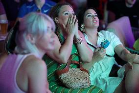 Euro 2024 - Fans Watch The Final’s Broadcast Across Spain