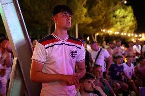 Euro 2024 - Fans Watch The Final’s Broadcast Across Spain