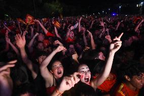 Euro 2024 - Fans Watch The Final’s Broadcast Across Spain