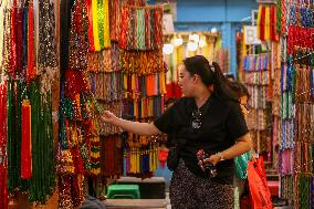 Glass Beads Sales Go High In Nepal With Arrival Of Hindu Holy Month Of Shrawan