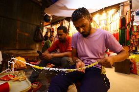 Glass Beads Sales Go High In Nepal With Arrival Of Hindu Holy Month Of Shrawan