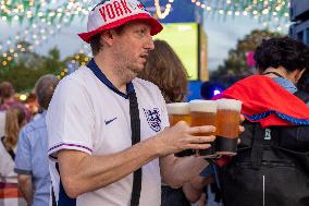 Football Fans In England Watch The UEFA Euro 2024 Final