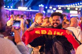 Football Fans In England Watch The UEFA Euro 2024 Final