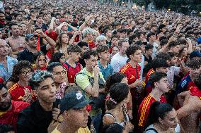 Football Fans In England Watch The UEFA Euro 2024 Final