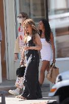 Jennifer Lopez And Violet Affleck Shopping - The Hamptons