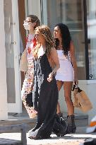 Jennifer Lopez And Violet Affleck Shopping - The Hamptons