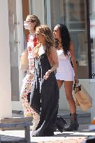 Jennifer Lopez And Violet Affleck Shopping - The Hamptons