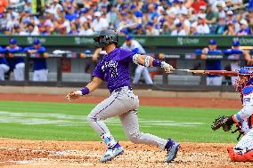 MLB Colorado Rockies Vs. New York Mets