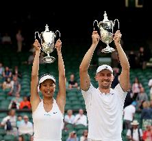 (SP)BRITAIN-LONDON-TENNIS-WIMBLEDON-MIXED DOUBLES-FINAL