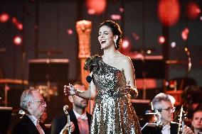 Concert For Olympic Flame Arrival At City Hall - Paris