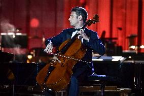 Concert For Olympic Flame Arrival At City Hall - Paris