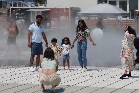 Daily Life During Summer Season In Toronto