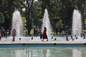 Daily Life During Summer Season In Toronto