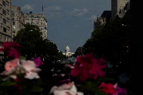 The US Capitol In Washington DC On July 14, 2024