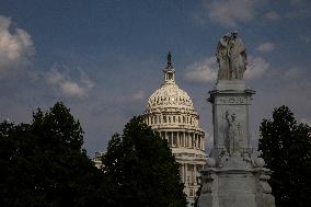 The US Capitol In Washington DC On July 14, 2024