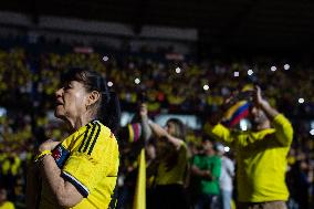 Colombian Fans Watch The Final Match Of The Copa America Colombia Vs Argentina