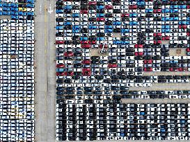 Vehicles Export at Lianyungang Port