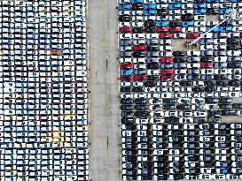 Vehicles Export at Lianyungang Port