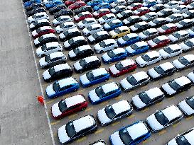 Vehicles Export at Lianyungang Port