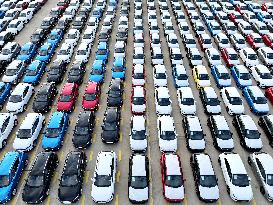 Vehicles Export at Lianyungang Port