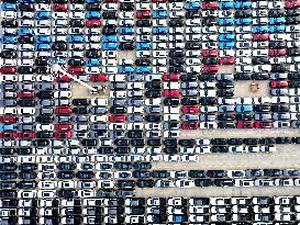 Vehicles Export at Lianyungang Port