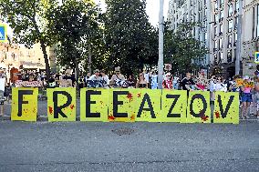 Dont Be Silent! Captivity Kills! rally in Kyiv