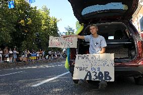 Dont Be Silent! Captivity Kills! rally in Kyiv