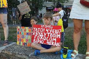 Dont Be Silent! Captivity Kills! rally in Kyiv