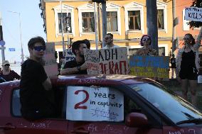 Dont Be Silent! Captivity Kills! rally in Kyiv